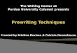 Prewriting Techniques