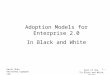 Enterprise 2.0 Adoption Models