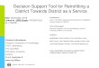 Decision Support Tool for Retrofitting a District Towards District as a Service