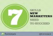 7 Skills New Marketers Need to Succeed