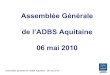 Assemblee generale 2010_adbs_aquitaine