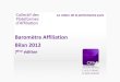 Baromètre Affiliation Bilan 2012 - 7eme édition - CPA