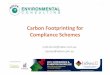 Carbon Footprinting Compliance Schemes - Australia