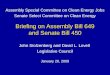 Wis. climate change legislation - 1/20/2010 presentation