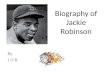 Jackie Robinson by J O'B