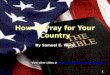 How to pray for your country