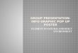 Group presentation  info graphic pop up poster