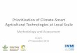 Demonstration of climate-smart agriculture prioritisation toolkit