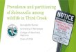 Third Creek Salmonella Survey (Knoxville, TN - University of Tennessee) Summer 2014