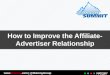 How to Improve the Affiliate-Advertiser Relationship