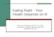 Eating right -your_health_depends_on_it!