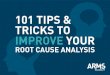 101 tips and tricks to improve your root cause analisys