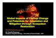 Global Impacts of Climate Change and Potentials for Adaptation and Mitigation Through Ecosystem Restoration