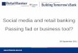 Social media and retail banking