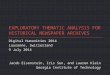 Exploratory Thematic Analysis for Historical Newspaper Archives