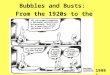 Stock Market Bubbles 1929 and 1999