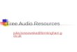 Free audio resour