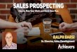 Sales Prospect: How to Plan Your Work and Work Your Plan