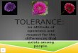 Tolerance presentation22
