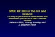 SPEC Kit 303 in the UK and Ireland: