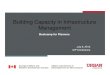 Building Capacity in Infrastructure Management