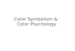 Color psychology & Poster Design