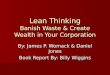 Lean Thinking Book Report