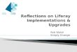 Liferay Portal Implementations & Change Management