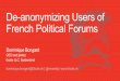 De-anonymizing Members of French Political Forums - Passwords13