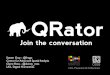 Enhancing Museum Narratives with the QRator Project