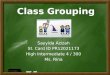 class grouping