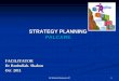 Strategy planning by dr shabon  palcare 2011