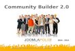 Community Builder 2.0 Presentation at Joomla! Day France 2014
