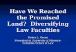 Diversifying Law Faculties