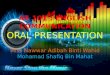 Oral presentation - Music