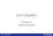 Chapter 9 nine motion practicce civ lit 2nd