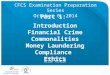 Commonalities, money laundering, compliance, ethics 10 6-14