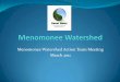 Menomonee River Watershed Priority Catchment Areas