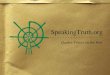 Speaking Truth Website - Friends World Media