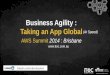 Business Agility & Taking an App Global (At Speed) on AWS - AWS Summit 2014 Brisbane with ITOC