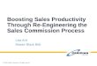 Boosting Sales Productivity Through Re-Engineering the Sales Commission Process