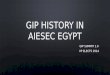 3|AIESEC Egypt|GIP History