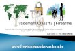 Trademark Class 13 | Firearms
