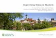 Supervising Thesis-based Graduate Students at the University of Alberta