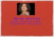 Oprah Winfrey Courage AU