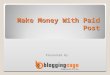 How to Make Money with Paid Post