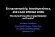 DeStefano, Extrapreneurs, Interdependence, & a Law Without Walls