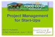 Project Management for Start-Ups, CCMA June 7, 2013
