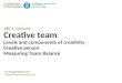 Creative Teams /Lecture