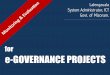 Monitoring and Evaluation for e-Governance Projects
